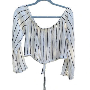 NWT PACSUN CROPPED OFF SHOULDER TOP